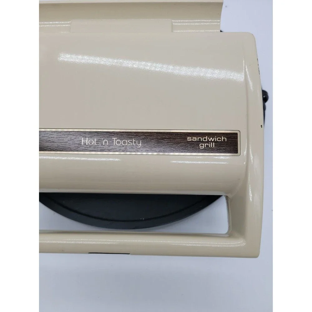 Vintage Oster Hot And Toasty Sandwich Grill Retro Kitchen Appliance Works Great!